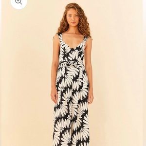 FARM Rio black jumpsuit - size L